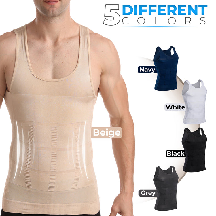 Men's Shapewear Slimming Body Tummy Control Shirt