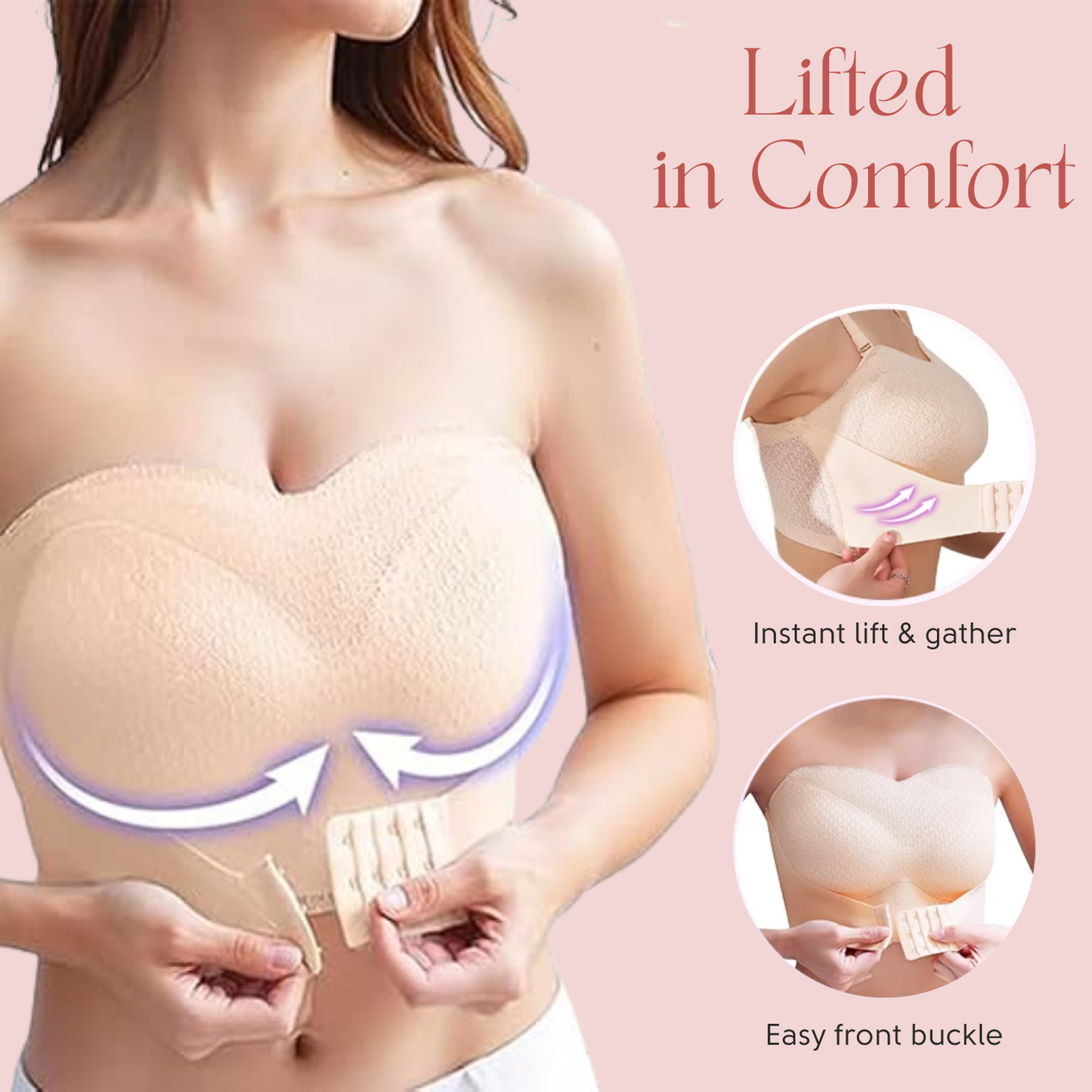 Sexy Push Up Invisible Brassiere Wireless Breathable Female Lingerie