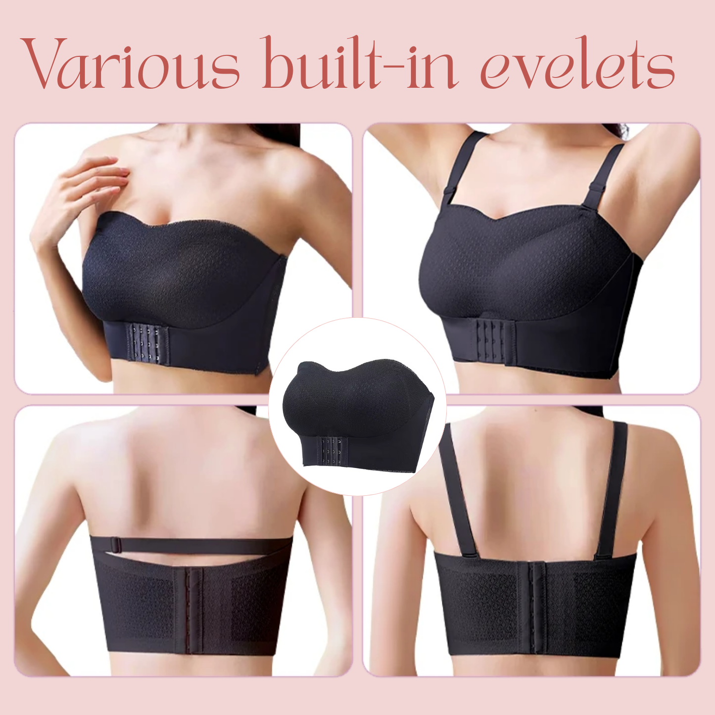 Sexy Push Up Invisible Brassiere Wireless Breathable Female Lingerie