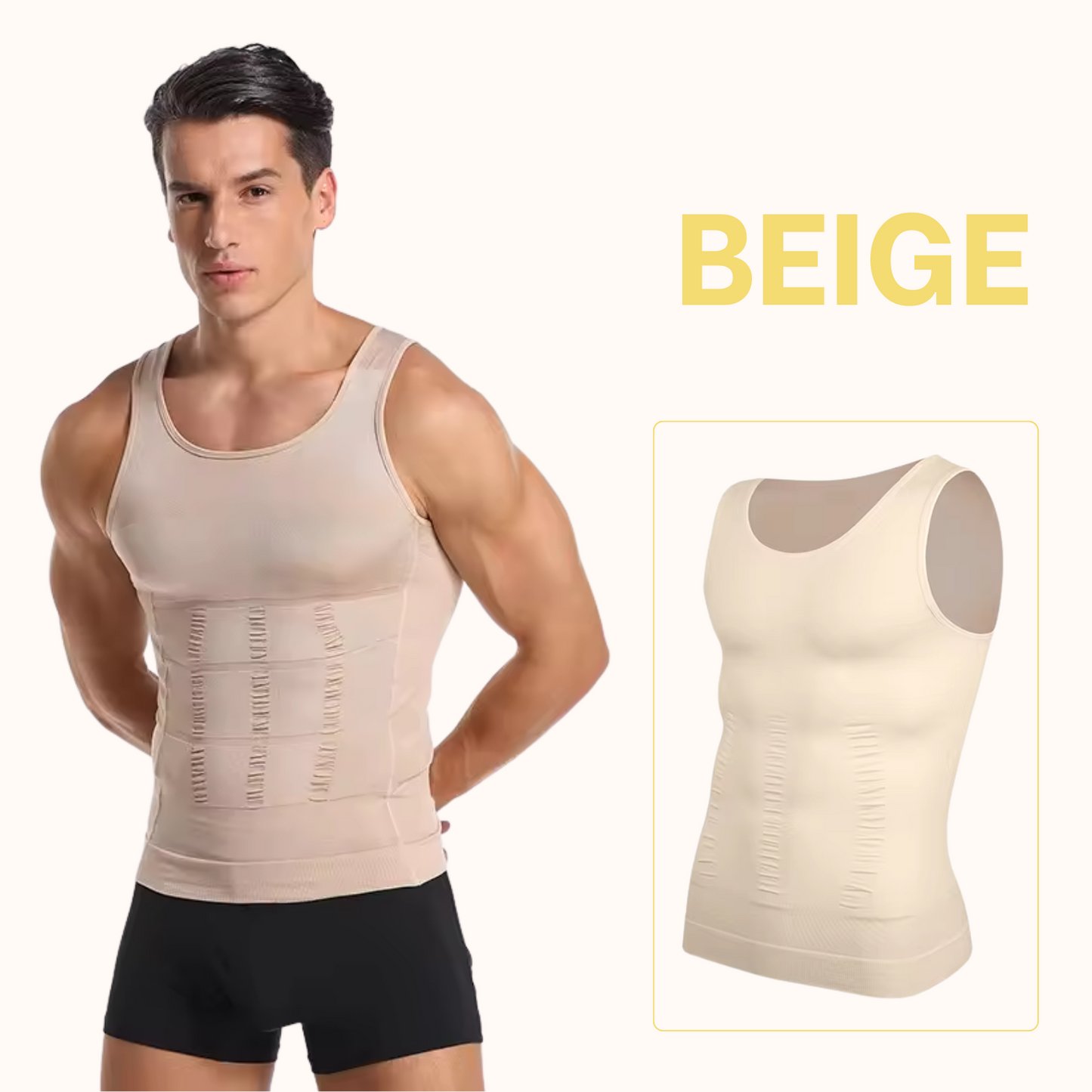 Men's Shapewear Slimming Body Tummy Control Shirt