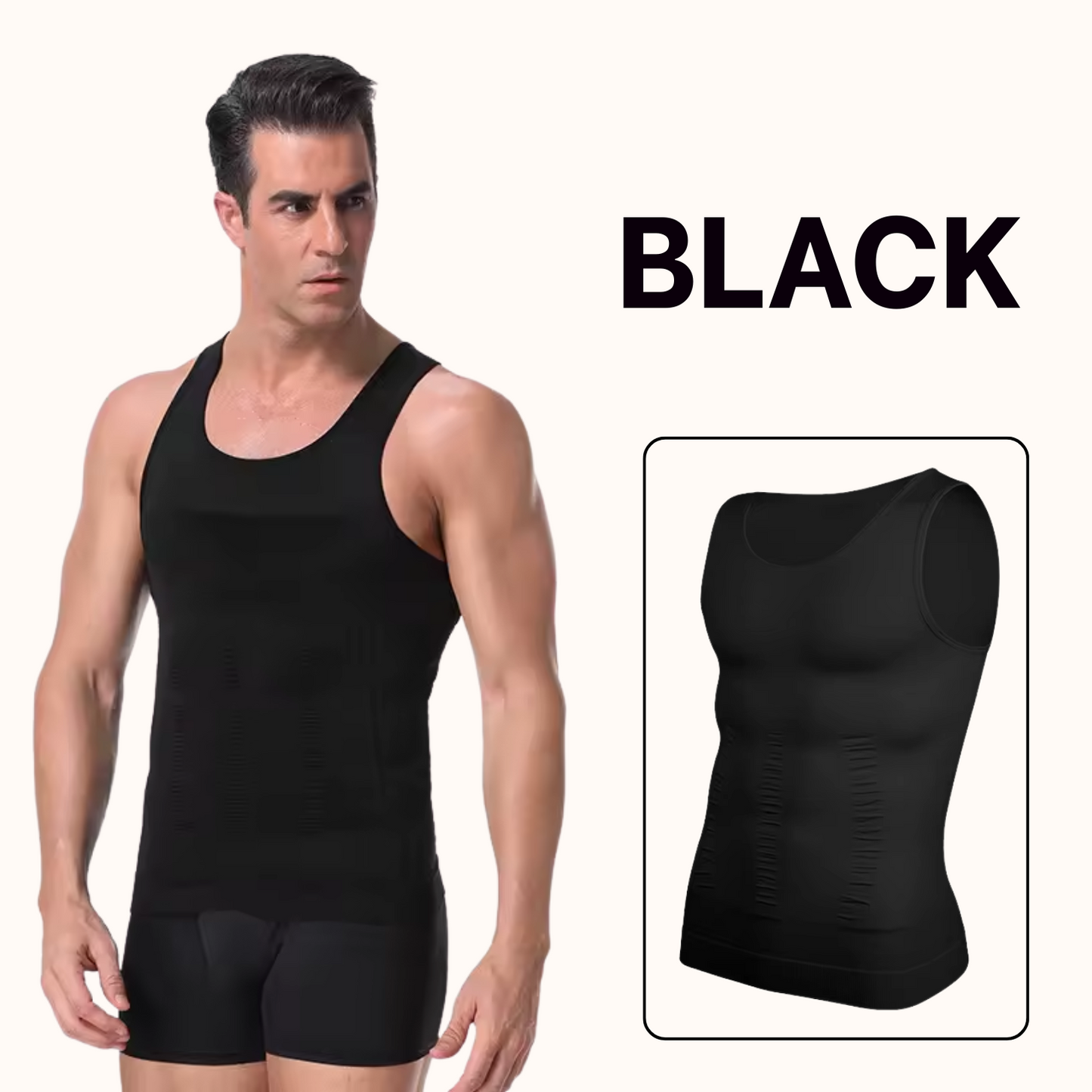 Men's Shapewear Slimming Body Tummy Control Shirt