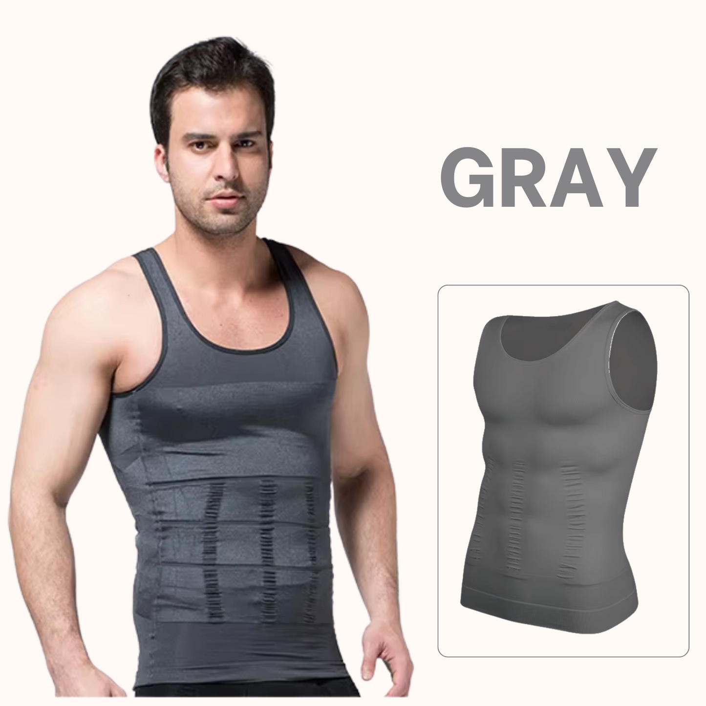Men's Shapewear Slimming Body Tummy Control Shirt