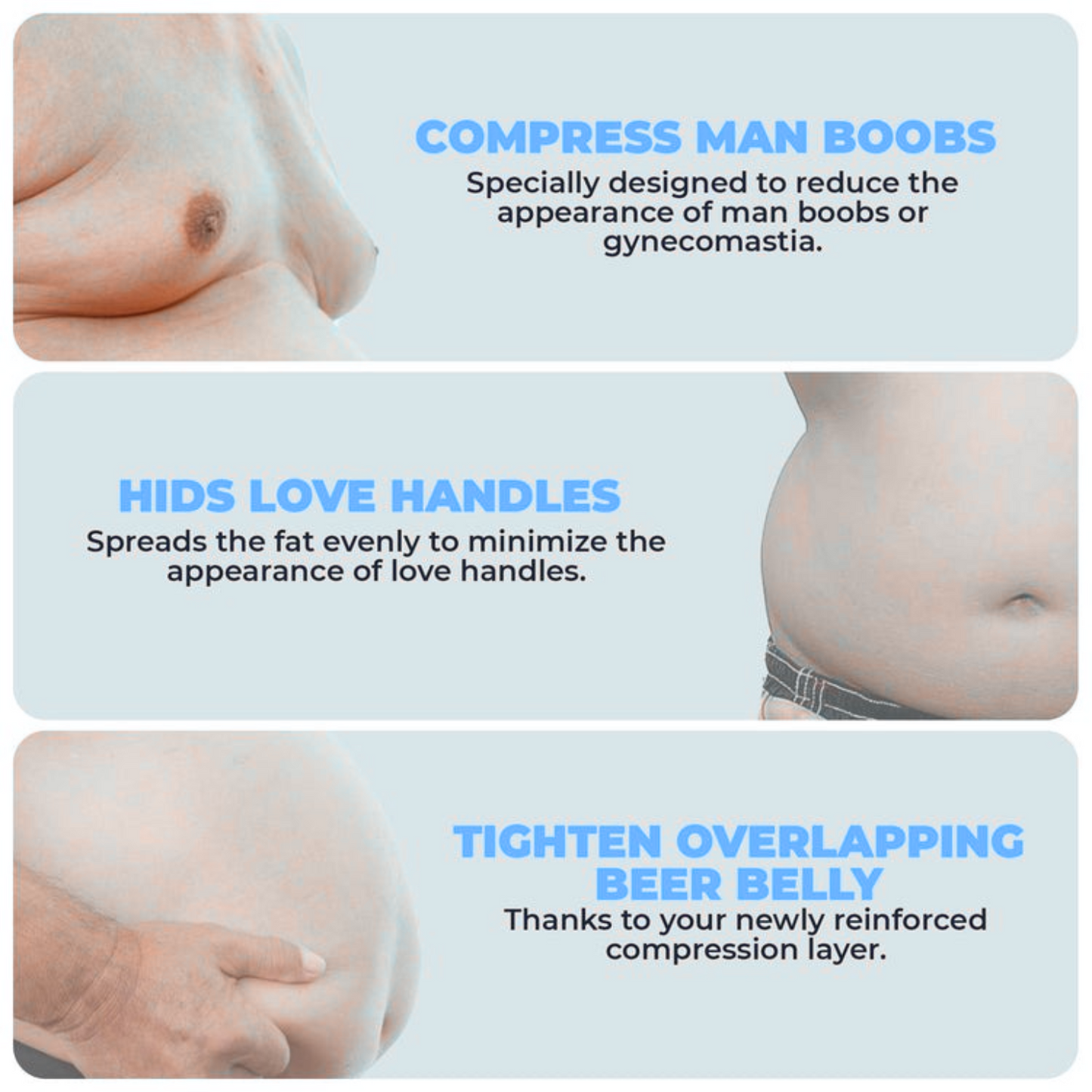 Men's Shapewear Slimming Body Tummy Control Shirt