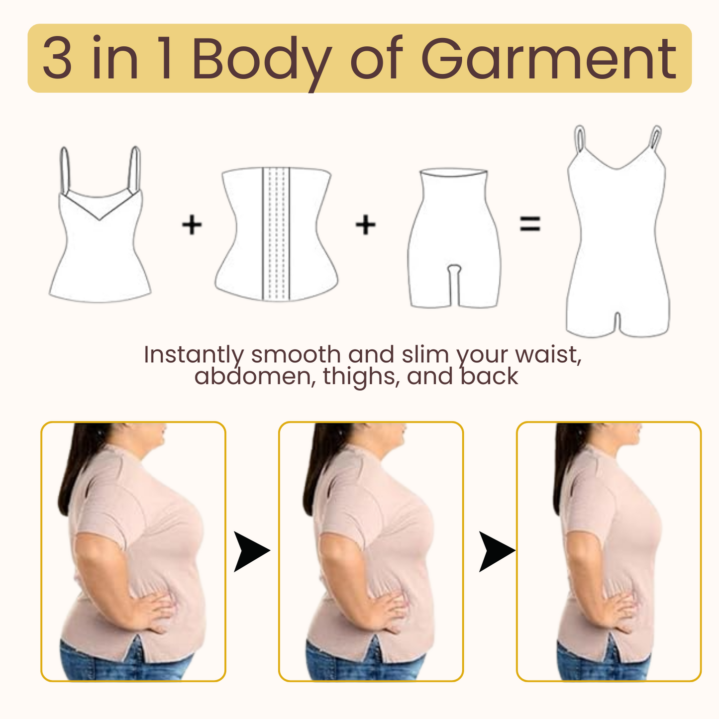 Seamless Bodysuit Compression Open Crotch Shapewear