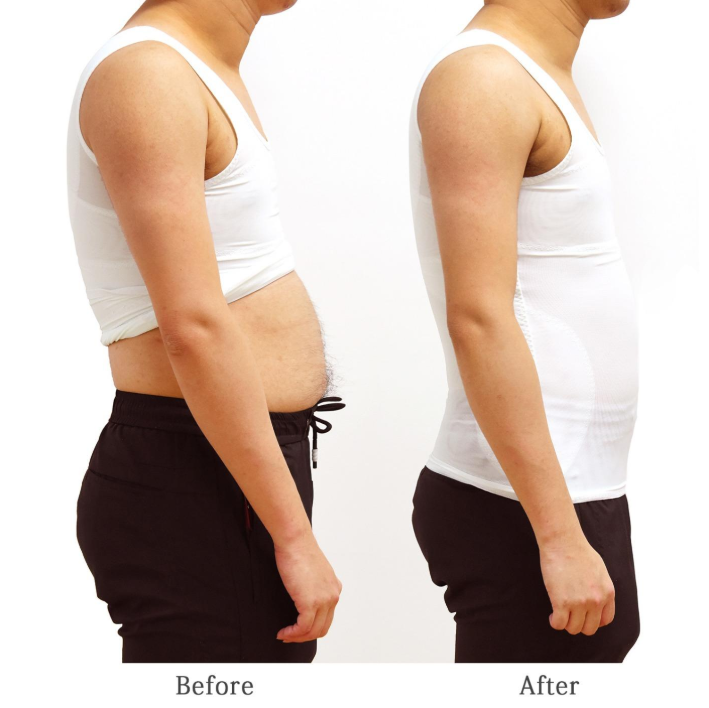 Men's Shapewear Slimming Body Tummy Control Shirt