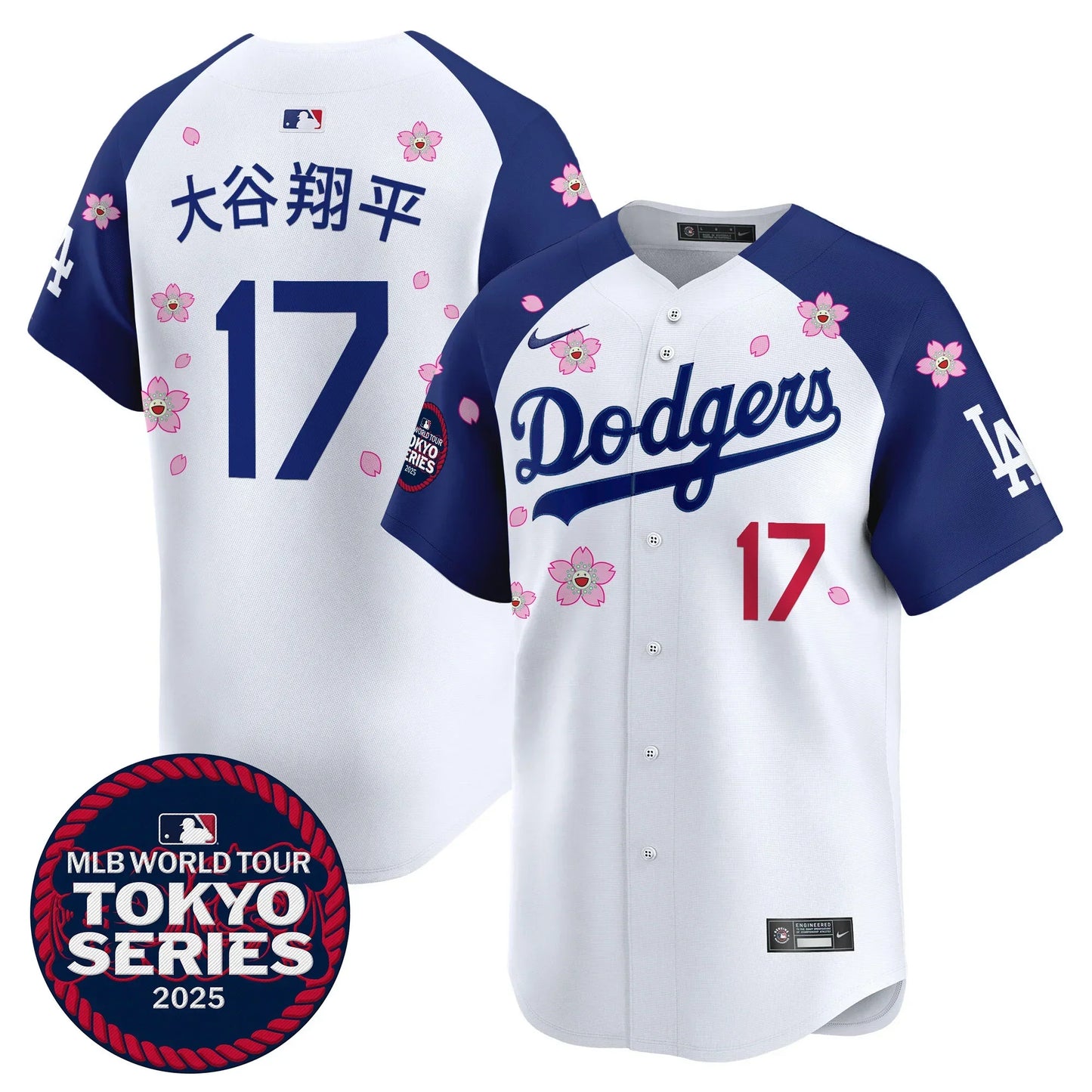 Dodgers Tokyo Series 2025 Vapor Premier Limited Jersey - Stitched
