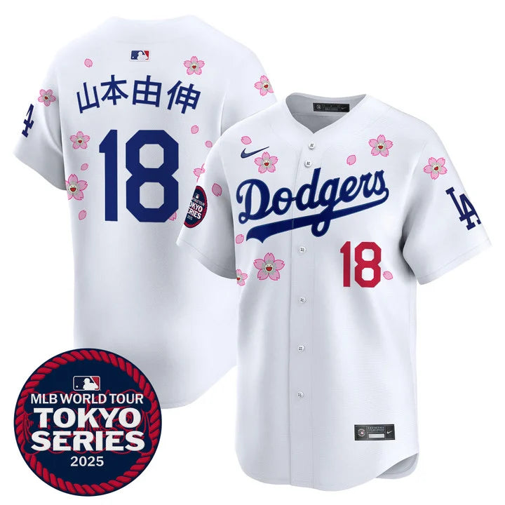 Dodgers Tokyo Series 2025 Vapor Premier Limited Jersey - Stitched