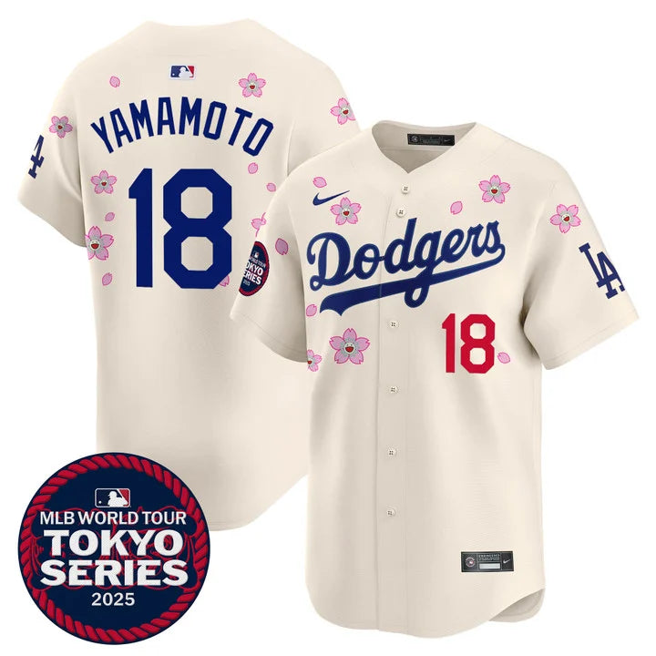 Dodgers Tokyo Series 2025 Vapor Premier Limited Jersey - Stitched