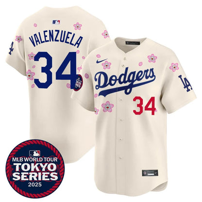 Dodgers Tokyo Series 2025 Vapor Premier Limited Jersey - Stitched
