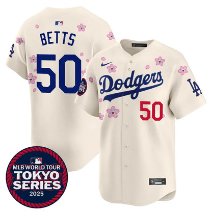 Dodgers Tokyo Series 2025 Vapor Premier Limited Jersey - Stitched