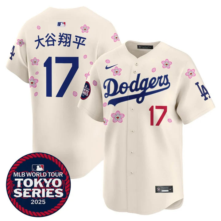 Dodgers Tokyo Series 2025 Vapor Premier Limited Jersey - Stitched