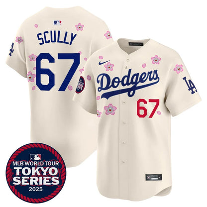 Dodgers Tokyo Series 2025 Vapor Premier Limited Jersey - Stitched