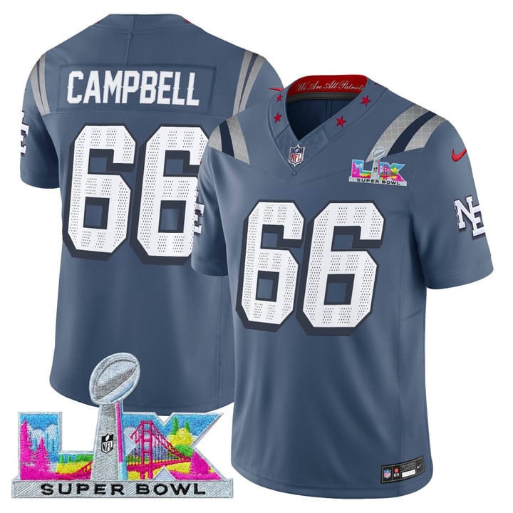 NE 2025 Super Bowl LX Vapor Limited Jersey N8 - All Stitched