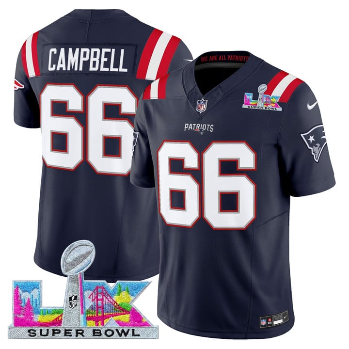 NE 2025 Super Bowl LX Vapor Limited Jersey N8 - All Stitched
