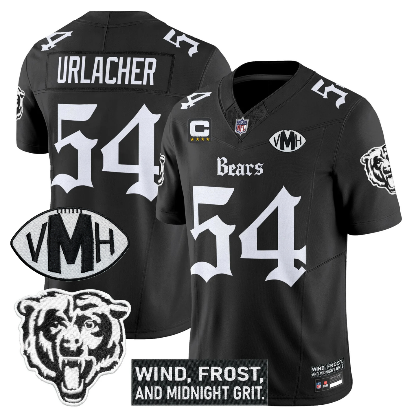 CHI 'Gothic Midway Legacy' VMH Tribute Patch Vapor Limited Jersey - All Stitched