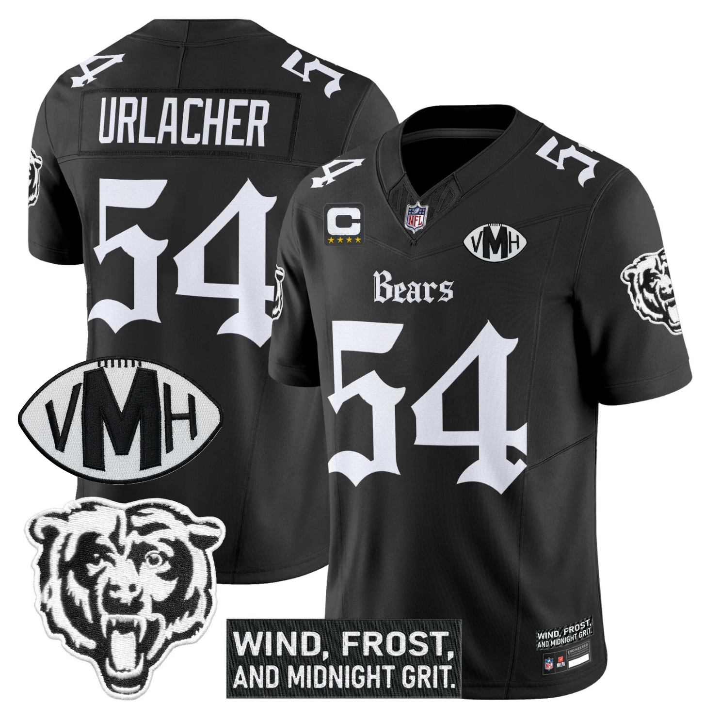 CHI 'Gothic Midway Legacy' VMH Tribute Patch Vapor Limited Jersey - All Stitched
