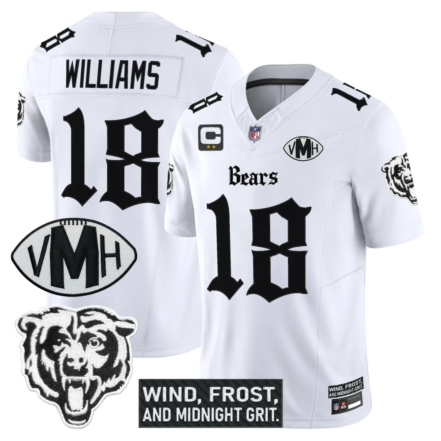 CHI 'Gothic Midway Legacy' VMH Tribute Patch Vapor Limited Jersey - All Stitched