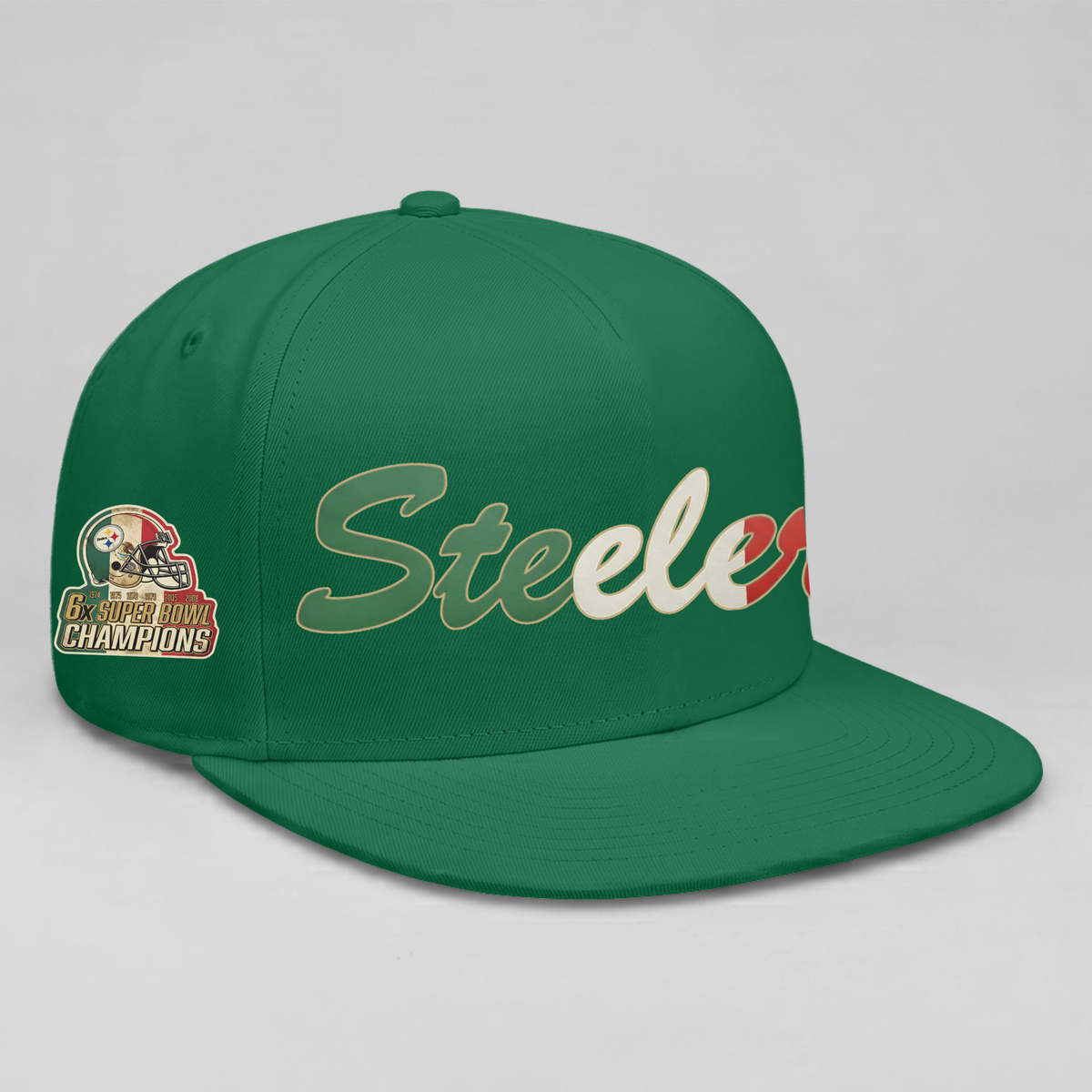 Pittsburgh Steelers Mexico Edition Personalized Snapback Cap - Printed