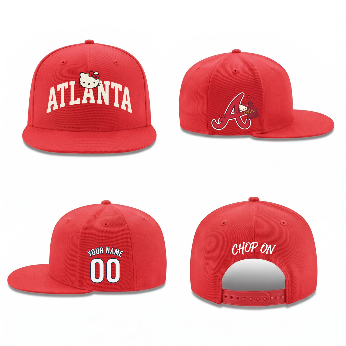 ATL x Meow KT Personalized Snapback Cap - Printed