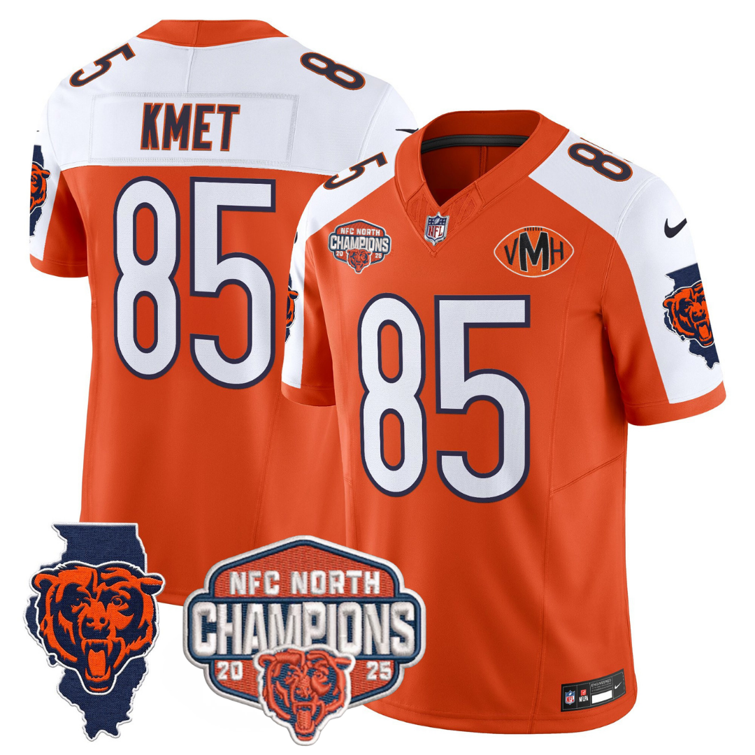 CHI 2025 NFC North Champions Patch Jersey V2 - All Stitched