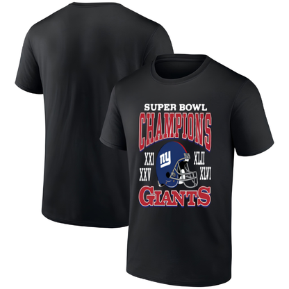 NYG 4x Super Bowl Champions One Side T-Shirt - Printed V2