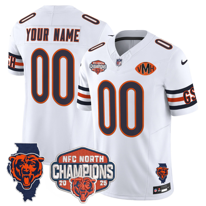 CHI 2025 NFC North Champions Patch Jersey V2 - All Stitched