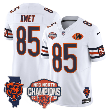 CHI 2025 NFC North Champions Patch Jersey V2 - All Stitched
