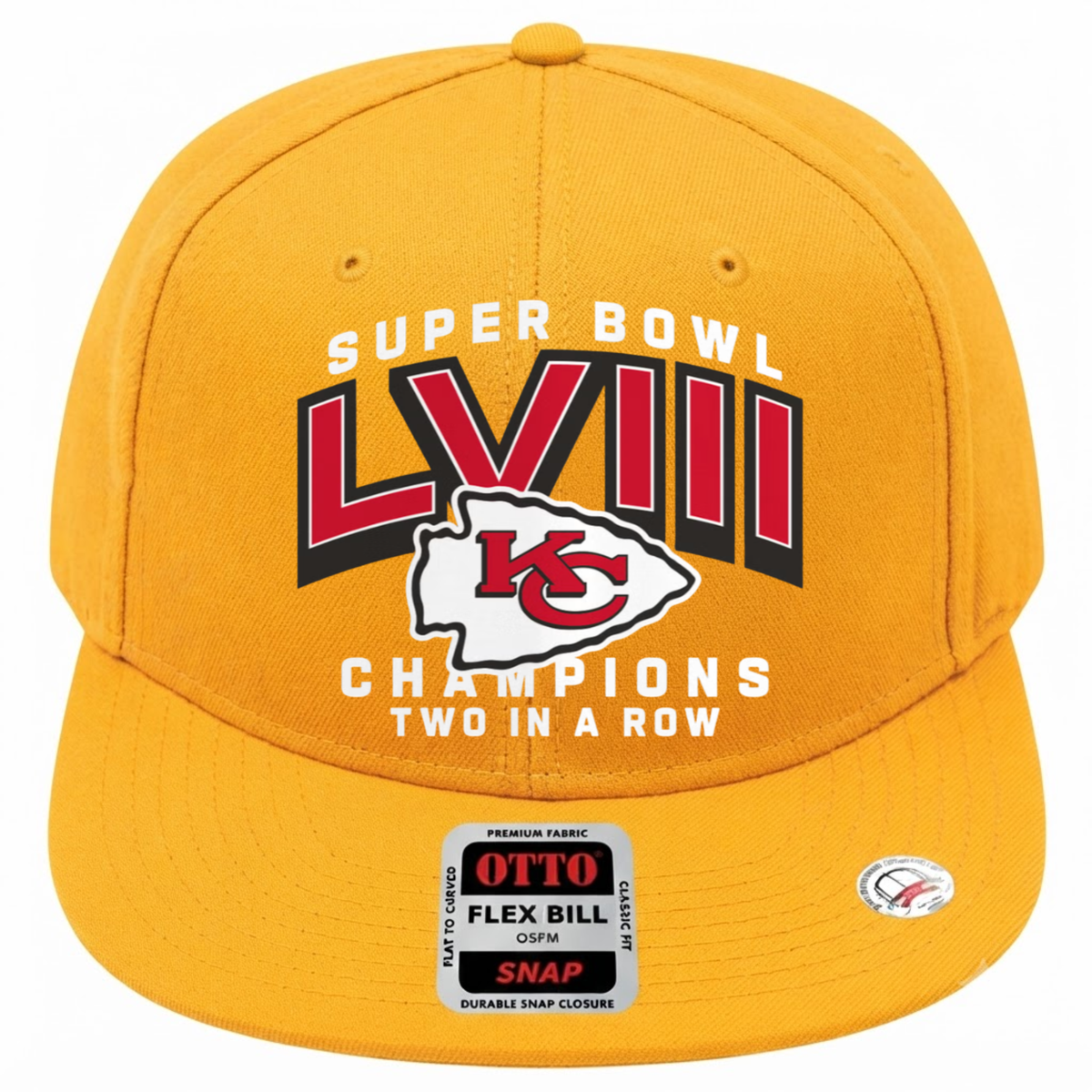 KC Super Bowl Champions Snapback Cap - Printed