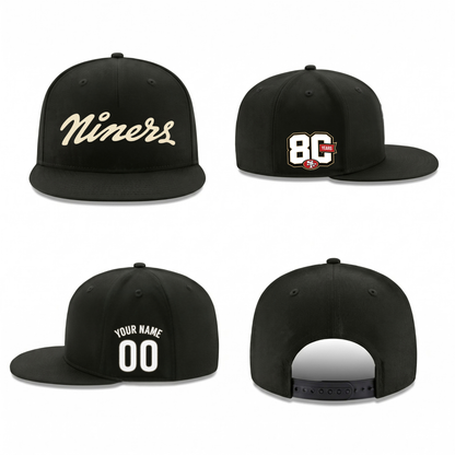 SF 80th Anniversary Personalized Snapback Cap - Printed V1