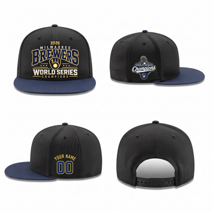 MIL 2026 World Series Champions Personalized Snapback Cap - Printed V3