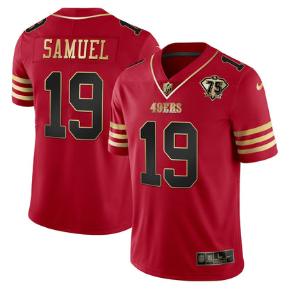 Men's 49ers Vapor Gold Jersey Collection - All Stitched