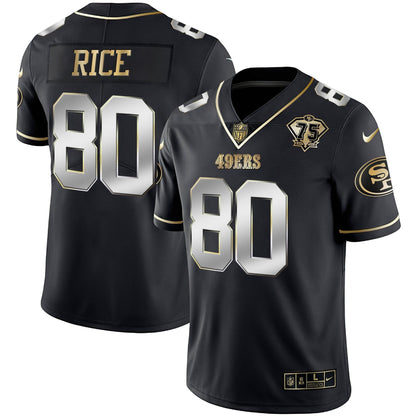 Men's 49ers Vapor Gold Jersey Collection - All Stitched