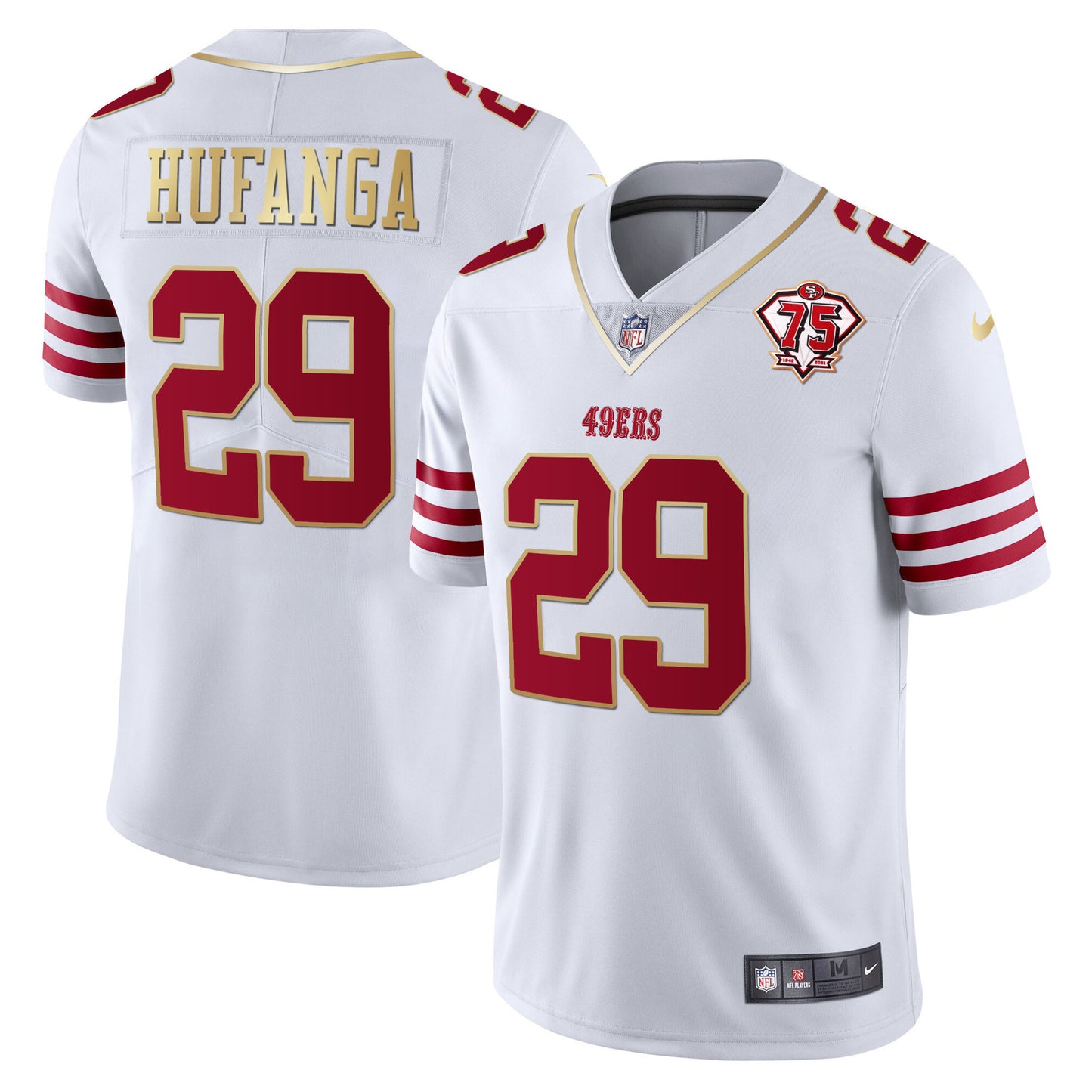 Men's 49ers Vapor Gold Jersey Collection - All Stitched