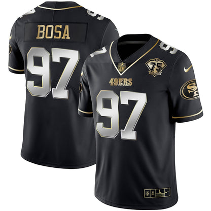 Men's 49ers Vapor Gold Jersey Collection - All Stitched