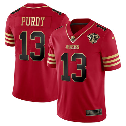 Men's 49ers Vapor Gold Jersey Collection - All Stitched