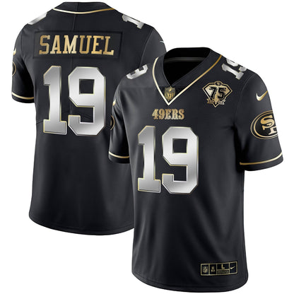 Men's 49ers Vapor Gold Jersey Collection - All Stitched