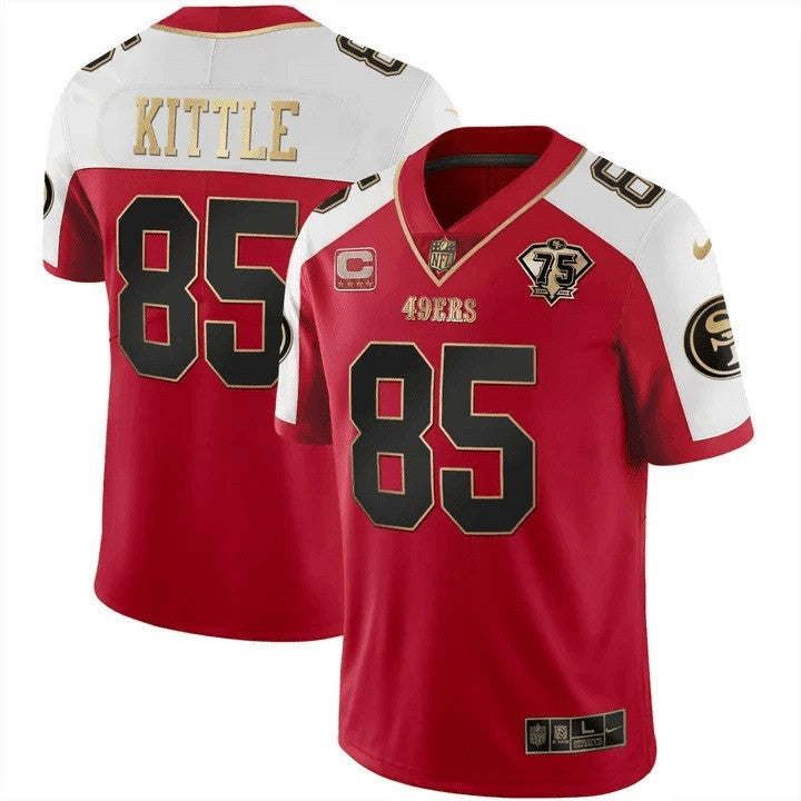Men's 49ers Vapor Gold Jersey Collection - All Stitched