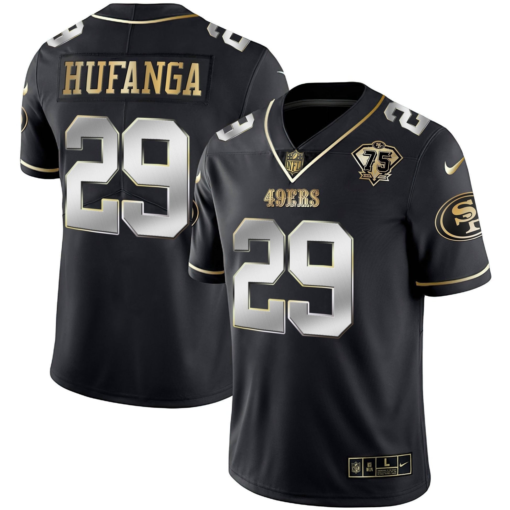 Men's 49ers Vapor Gold Jersey Collection - All Stitched