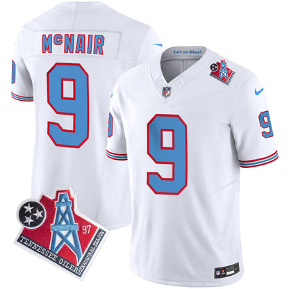 Men's Titans 1997 Throwback Limited Vapor Jersey V2 - All Stitched