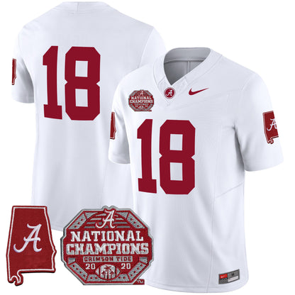 Men's Alabama Crimson Tide Vapor Limited Jersey - All Stitched