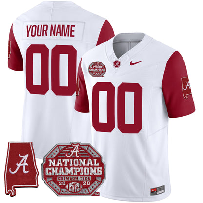 Alabama Crimson Tide Vapor Limited Custom Jersey - All Stitched
