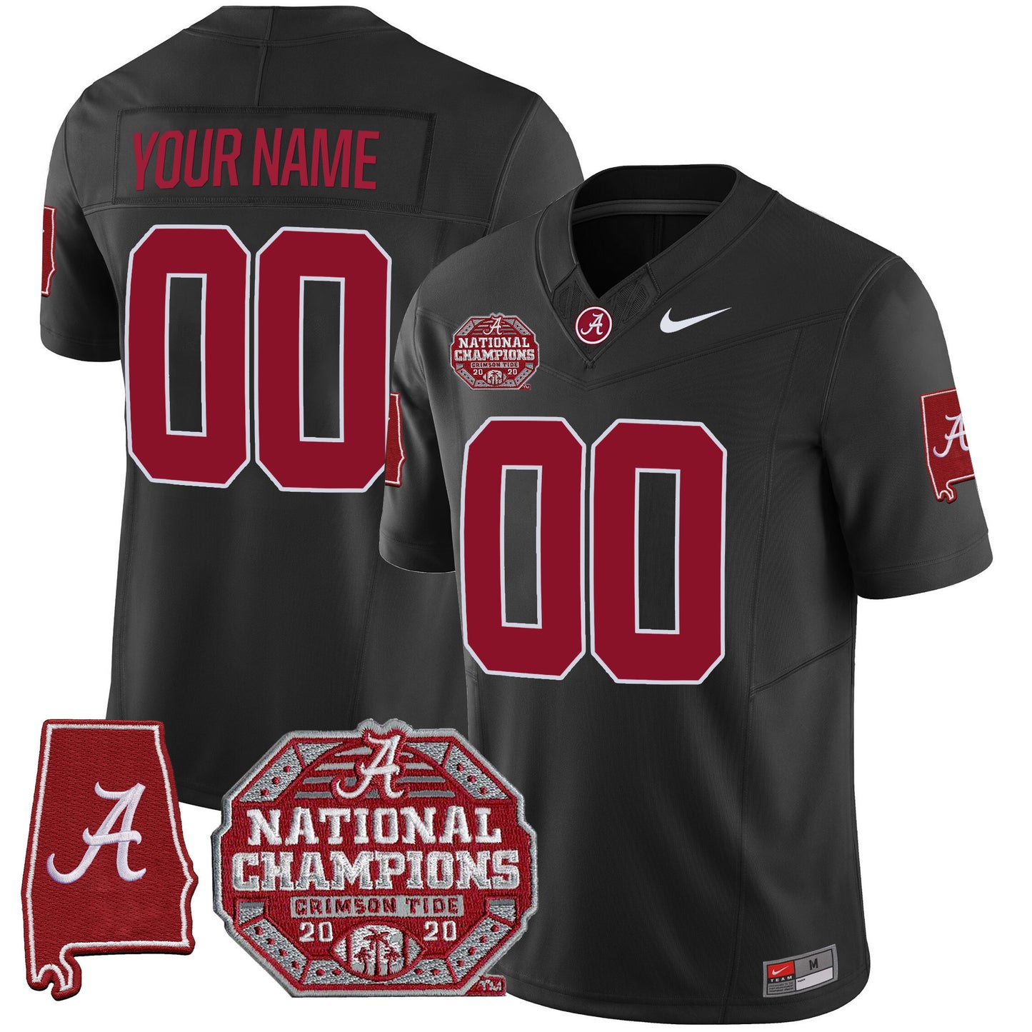 Alabama Crimson Tide Vapor Limited Custom Jersey - All Stitched