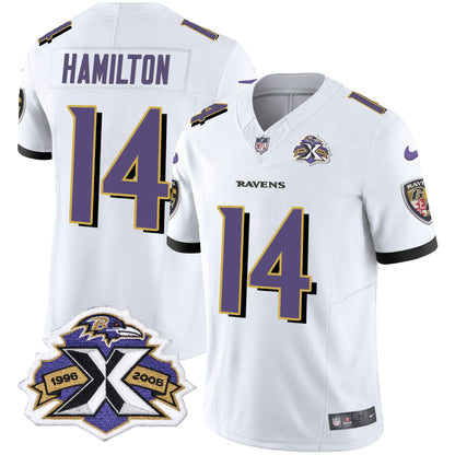 Men's Ravens 2005 Throwback Black Vapor Limited Jersey - All Stitched