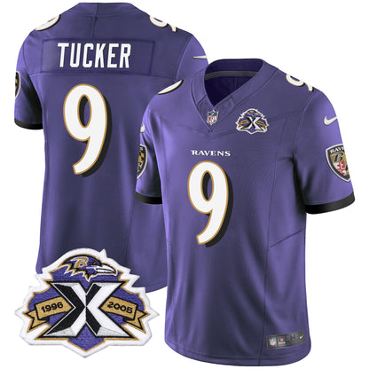 Men's Ravens 2005 Throwback Black Vapor Limited Jersey - All Stitched