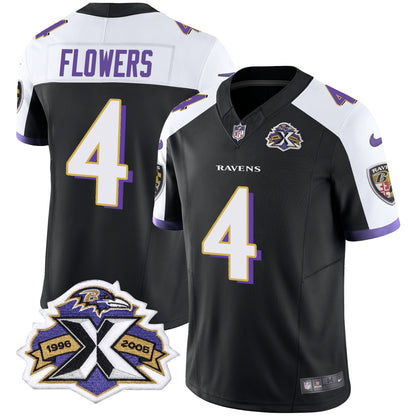 Men's Ravens 2005 Throwback Black Vapor Limited Jersey - All Stitched