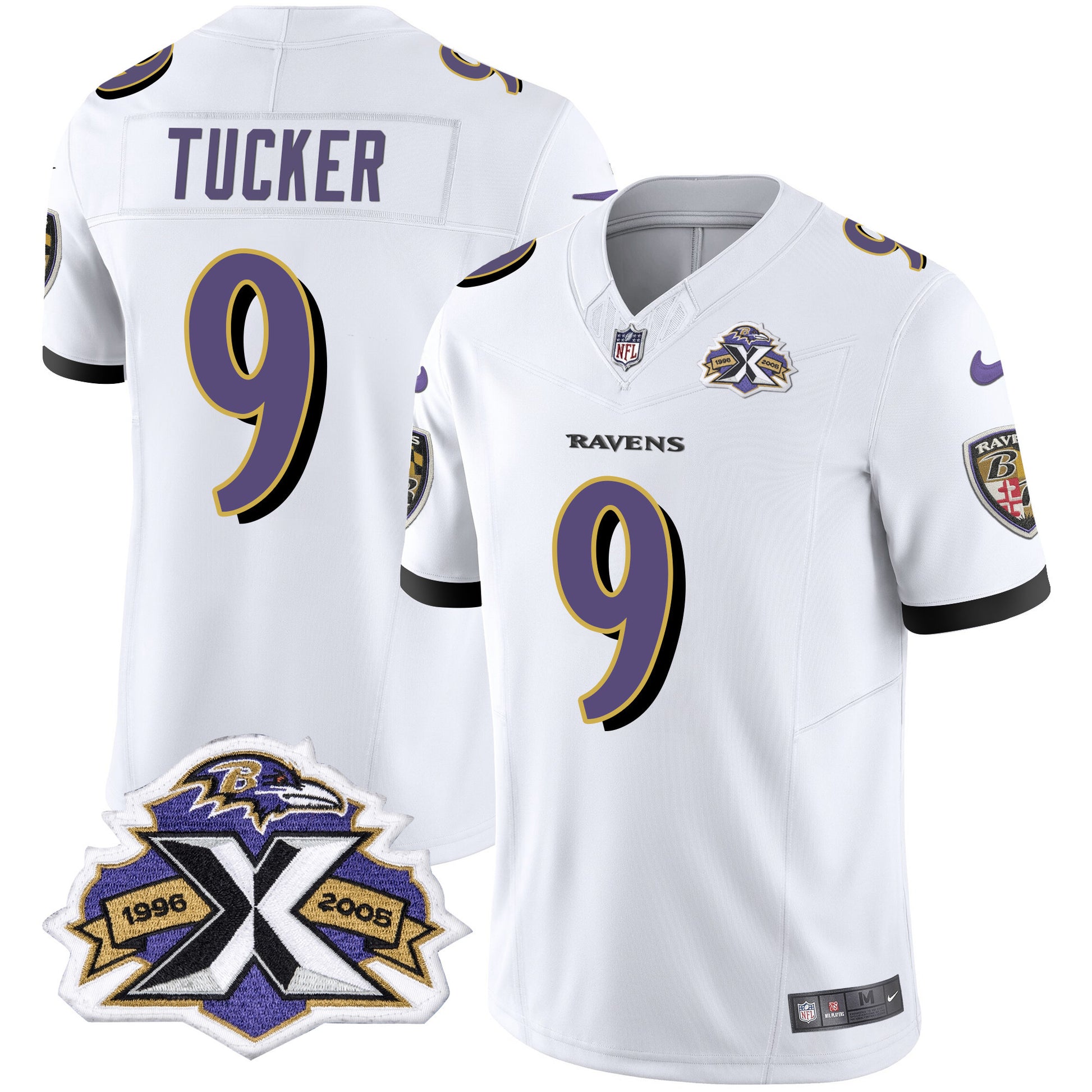 Men's Ravens 2005 Throwback Black Vapor Limited Jersey - All Stitched