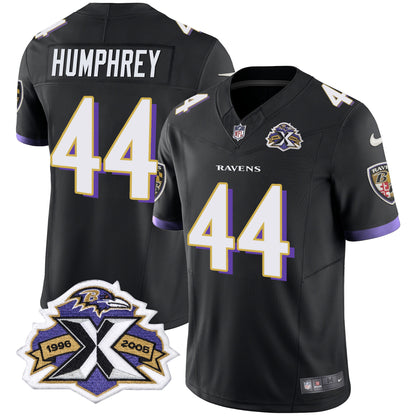 Men's Ravens 2005 Throwback Black Vapor Limited Jersey - All Stitched