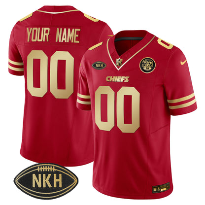 Chiefs NKH Patch 2023 Vapor Limited Custom Jersey - All Stitched