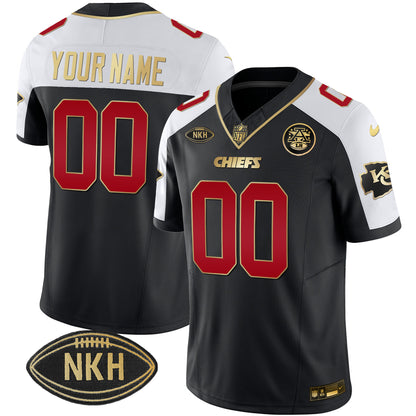 Chiefs NKH Patch 2023 Vapor Limited Custom Jersey - All Stitched