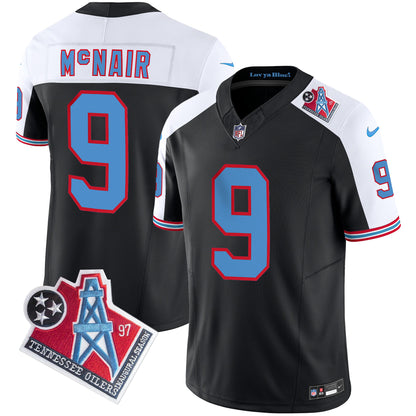 Men's Titans 1997 Throwback Limited Vapor Jersey V2 - All Stitched
